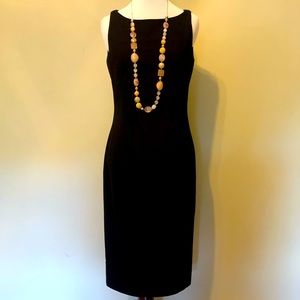 Zara Basic black sheath dress